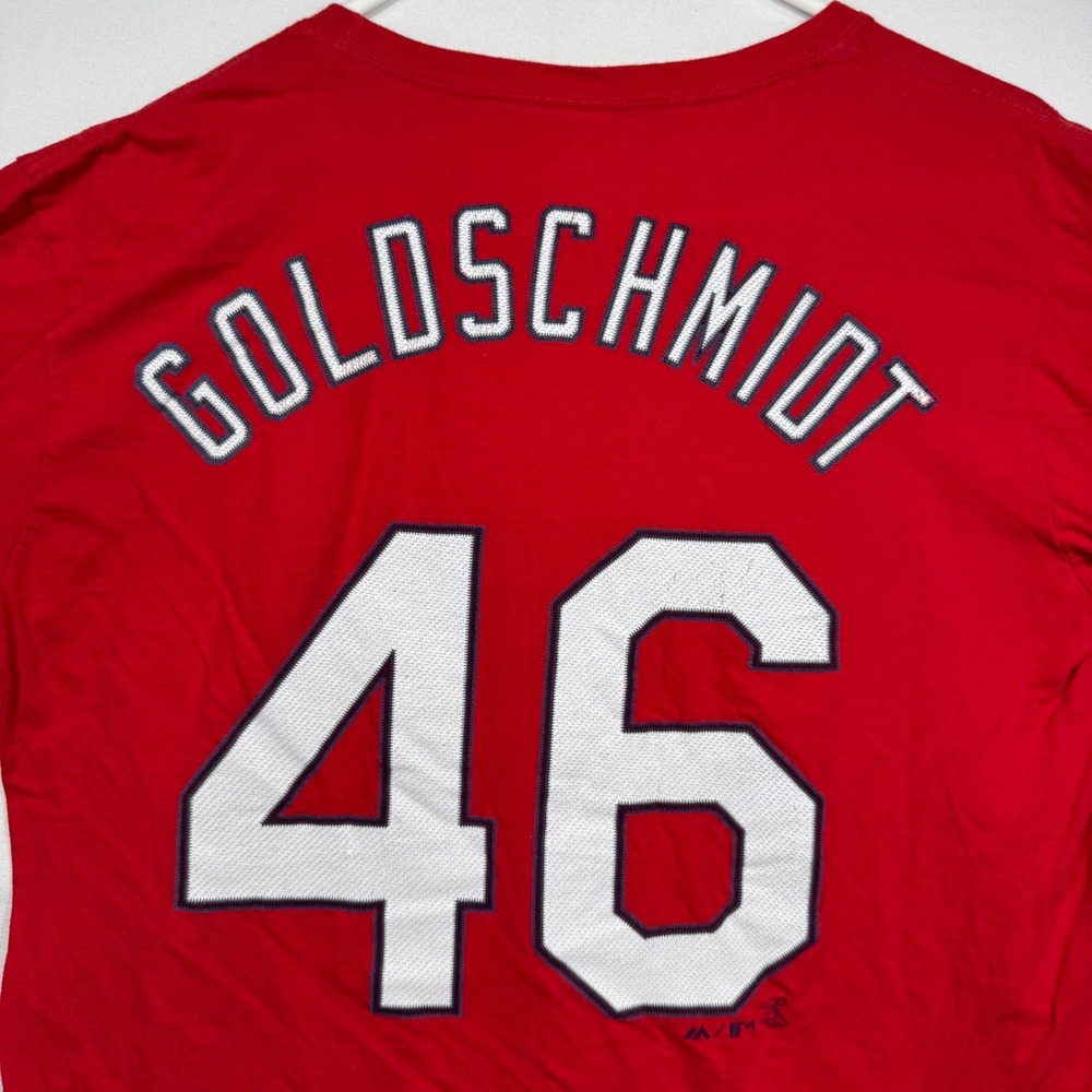 Majestic St.‎ Louis Cardinals GoldSchmidt #46 MLB T-Shirt Sz Large
